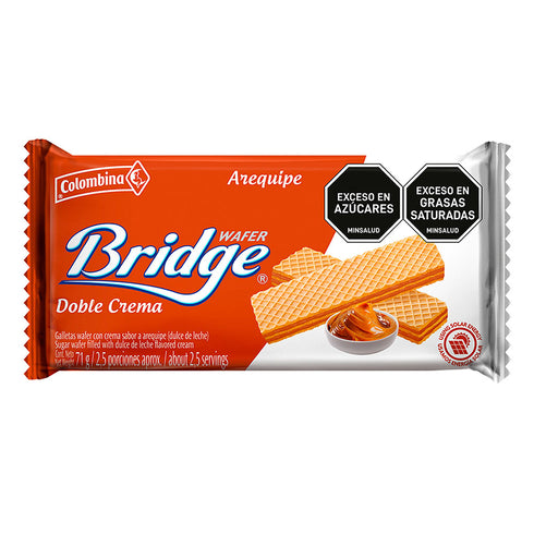 GALLETA BRIDGE 71G MINITACO AREQUIPE